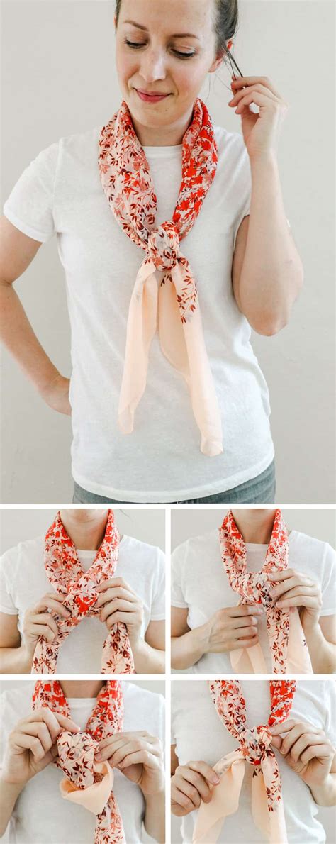 how to tie a scarf